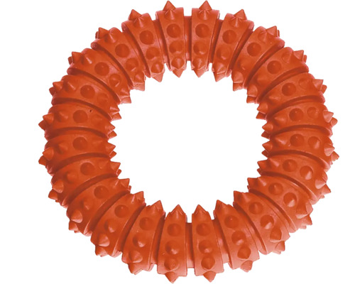 Hundespielzeug Ring aus Gummi mit Noppen