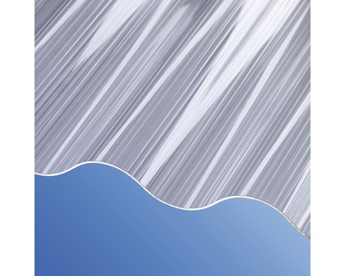 Abstrakter Hintergrund mit gestreiften Mustern und blauem Bereich