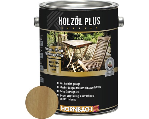 HORNBACH Holzöl Plus douglasie 2,5 l