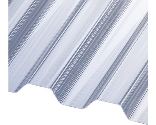 Gutta Elefantenplatte Polycarbonat Wellplatte Sinus 76/18 klar gerillt 6000 x 900 x 1,4 mm