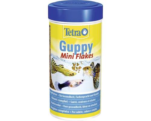 Hauptfutter Tetra Guppy Mini Flakes 250 ml