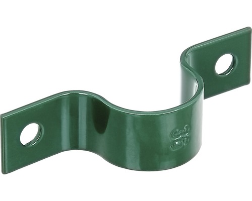 Rohrschelle für 34 mm Pfosten, grün