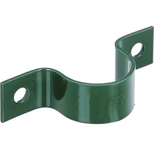 Rohrschelle aus Metall mit Befestigungslöchern