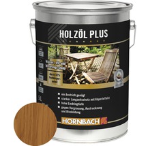 HORNBACH Holzöl Plus teak 5 l-thumb-0
