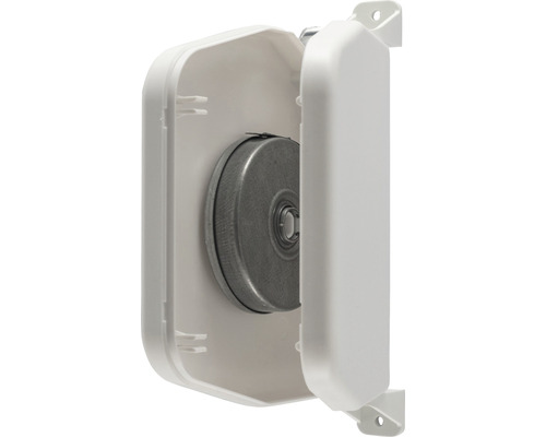 Außenliegender Rollladengurtwickler mit Gehäuse