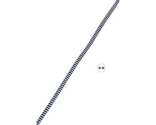 Geflochtenes Textilkabel mit Muster