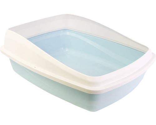 Katzentoilette Catit mit Rand, 43 x 57 x 14 cm blau-grau Katzentoilette Catit mit Rand, 43 x 57 x 14 cm blau-grau