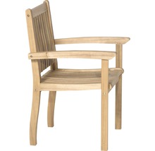 Gartenstuhl aus Holz mit Armlehnen