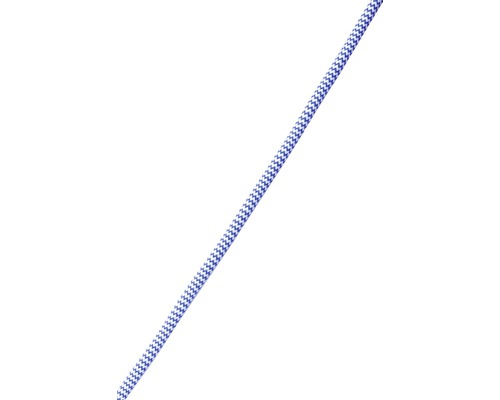 Textilkabel H03VV-F 2x0,75 blau/zebra 2 m
