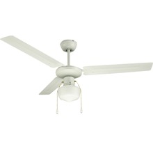 Deckenventilator mit drei Flügeln und Lampe