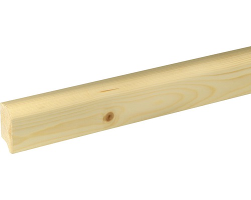 Sockelleiste SF381 Fichte lackiert 19,5 x 45 x 2400 mm Holzlatte aus unbehandeltem Nadelholz
