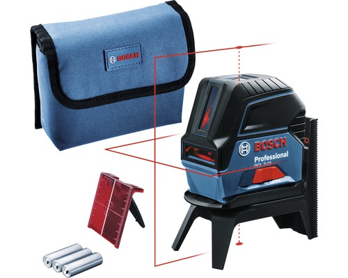 Kombilaser Bosch Professional GCL 2-15 inkl. 3 x 1,5 V-LR6-Batterie (AA) und Laserzieltafel-0