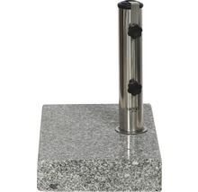 Granit-Schirmständer mit Edelstahlrohr