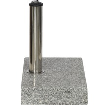 Sonnenschirmständer aus Granit mit Edelstahlrohr