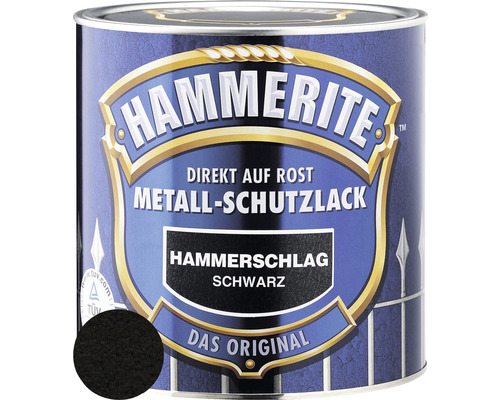 HAMMERITE Hammerschlaglack Effektlack Schwarz 750 ml