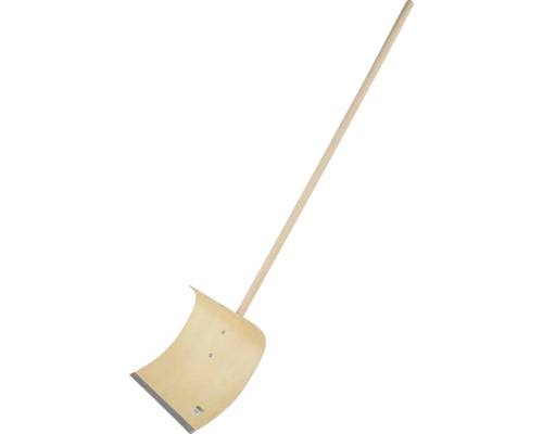 Holzschneeschaufel mit Holzgriff