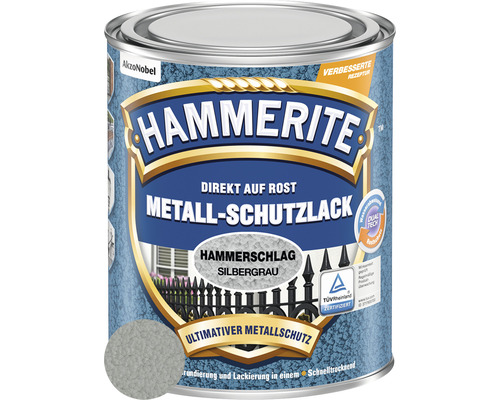 HAMMERITE Hammerschlaglack Effektlack Silbergrau 250 ml