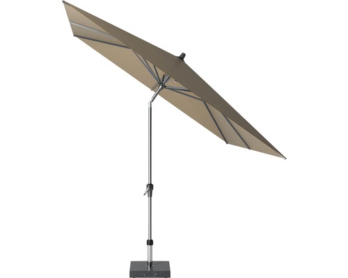 Rechteckiger Sonnenschirm mit Ständer für den Außenbereich