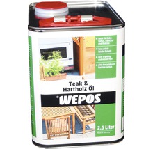 Teak- & Hartholz Öl Wepos 2,5 L