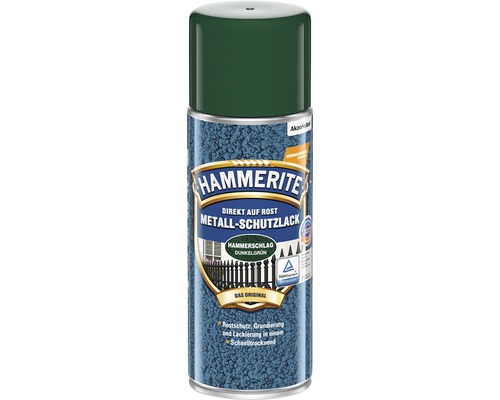 HAMMERITE Hammerschlaglack Sprühlack dunkelgrün 400 ml