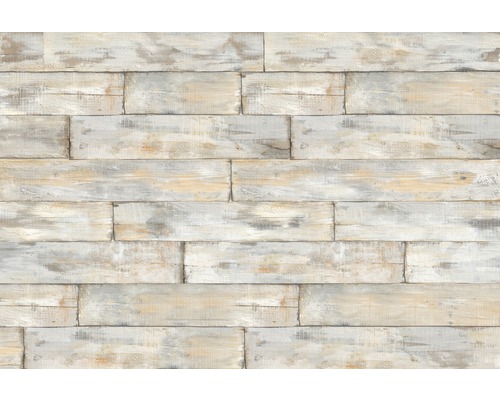 Fototapete Vlies XXL4-014 Shabby Chic 4-tlg. 368 x 248 cm Tapete in Holzoptik mit horizontalen Brettern