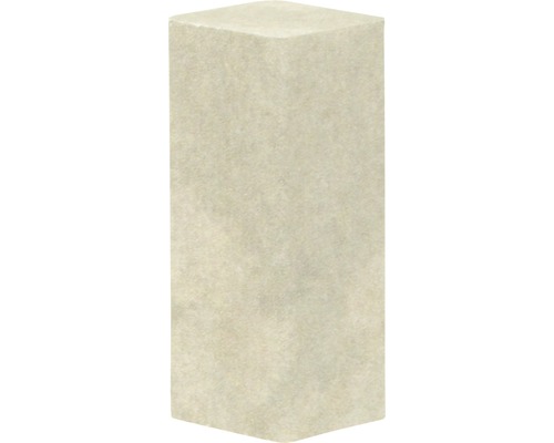 SKANDOR Eckenstäbchen PVC foliert nimbus beige SF422 16,5 x 16,5 x 40 mm 2 Stück