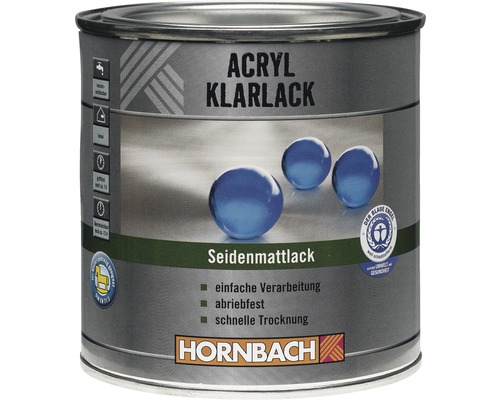 HORNBACH Acryl Klarlack seidenmatt 125 ml-0