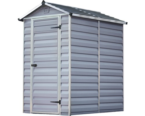 Gartenschrank aus Kunststoff mit Tür