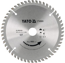 Yato Kreissägeblatt Aluminium 160x20x2,2x1,5 HW 52 Zähne