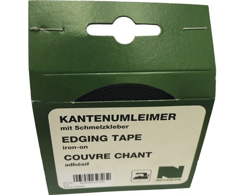 Kantenumleimer mit Schmelzkleber zum Aufbügeln im Karton