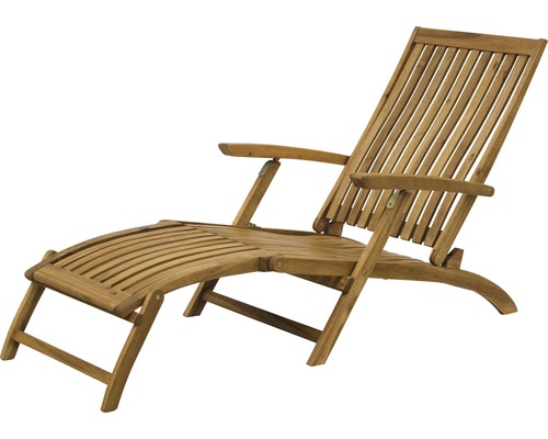 Holzliege für den Garten