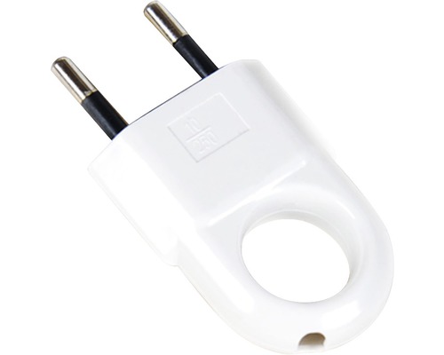 Flachstecker mit Ring für Elektroinstallationen