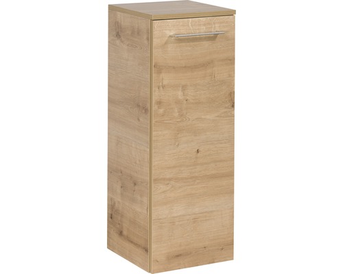 Midischrank Fackelmann B.perfekt Asteiche 81x30,5x32 cm Waschbeckenunterschrank aus Holz mit Griff