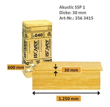 Isover Akustik SSP 1 Dämmplatte, 30 mm dick