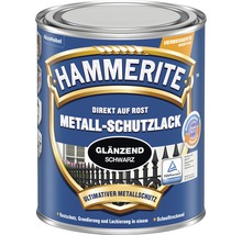 HAMMERITE Metallschutzlack glänzend Schwarz 250 ml