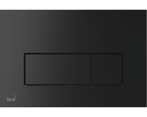 Betätigungsplatte Alca THIN Platte schwarz matt / Taster schwarz matt M578