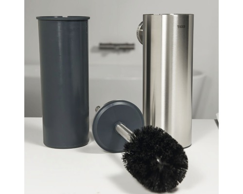 Toilettenbürste mit Behälter zur Wandmontage