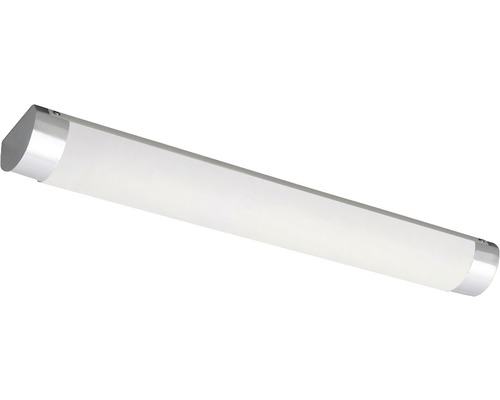 LED Badleuchte IP44 10W 1200 lm 4000 K neutralweiß chrom weiß HxLxB 52x615x195 mm Langfeldleuchte mit Lampen