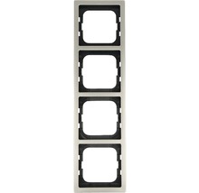 Busch-Jaeger 1724-866K Abdeckrahmen 4-fach Pur edelstahl