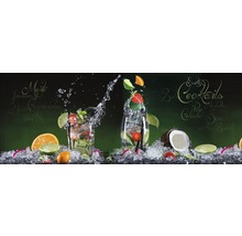 Glasbild Exotic Cocktails 30x80 cm GLA1102