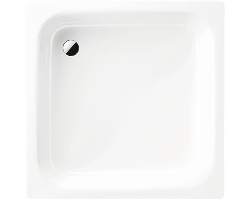 Duschwanne KALDEWEI SANIDUSCH 551 90 x 80 x 14 cm alpinweiß glänzend 440800010001 Quadratische Duschwanne aus Sanitäracryl mit Ablaufgarnitur