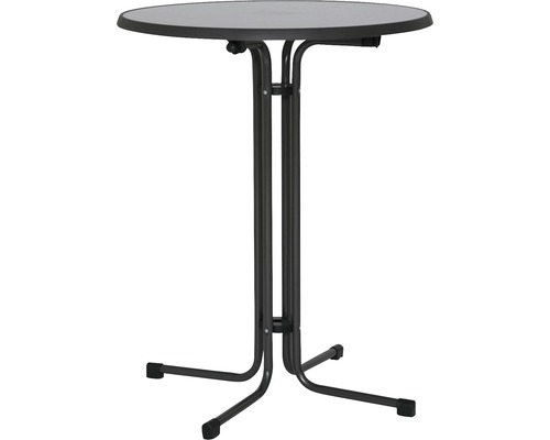 Stehtisch MFG Steh 85 cm klappbar grau Gestell aus Stahl in grau, Gartentischplatte aus Sevelit® in grau Stehtisch MFG Steh 85 cm klappbar grau Gestell aus Stahl in grau, Gartentischplatte aus Sevelit® in grau