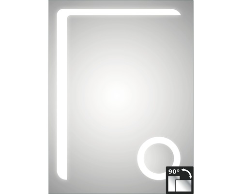 LED Badspiegel DSK Silver Arrow 60x80 cm IP 24 (spritzwassergeschützt)-0