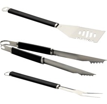 Grillbesteck Set mit Wender, Zange und Gabel