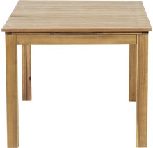Quadratischer Gartentisch aus Holz