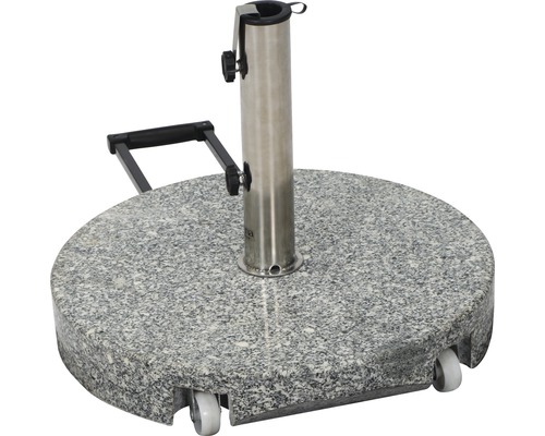Schirmständer aus Granit mit Rollen
