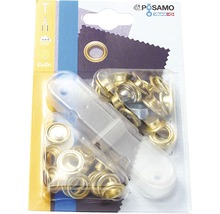 Ösen und Scheiben 8 mm, 30 Stück