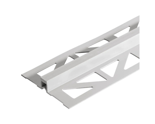 Dehnungsfugenprofil Duraflex PVC Länge 250 cm Höhe 10 mm Fliesenprofil aus Aluminium mit Aussparungen