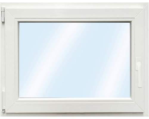 Kunststofffenster 1-flg. ARON Basic weiß 750x550 mm DIN Links