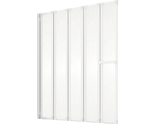 Weiße Falttür mit Griff